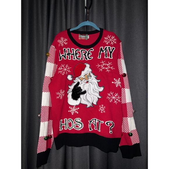 Ugly Christmas Sweater Xmas Size XL Spencer’s - Picture 1 of 3
